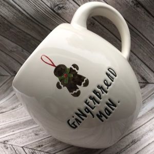 Rae Dunn Gingerbread Man cup, NEW